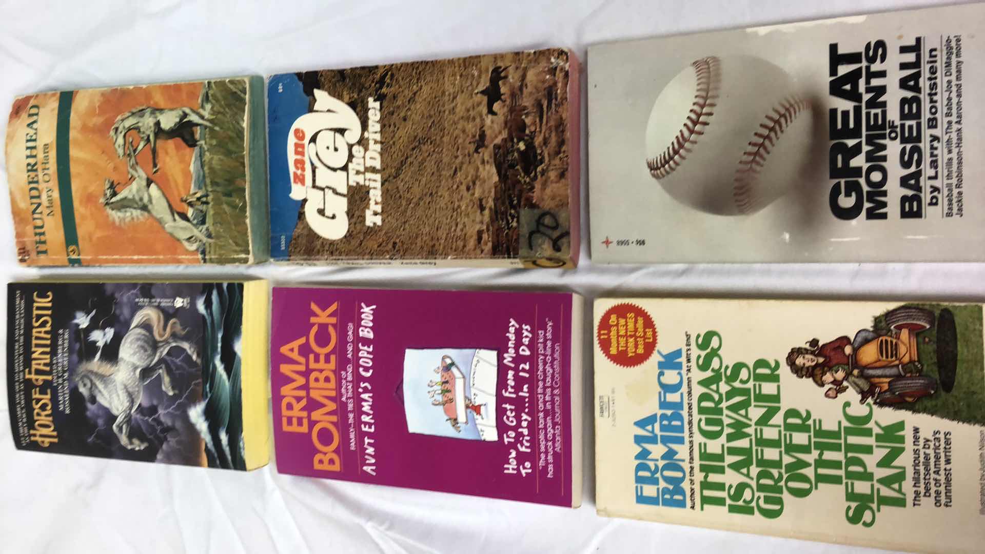 Photo 3 of ASSORTMENT OF SHORT NOVELS (14) ZANE GREY, POE, BOMBECK, ETC