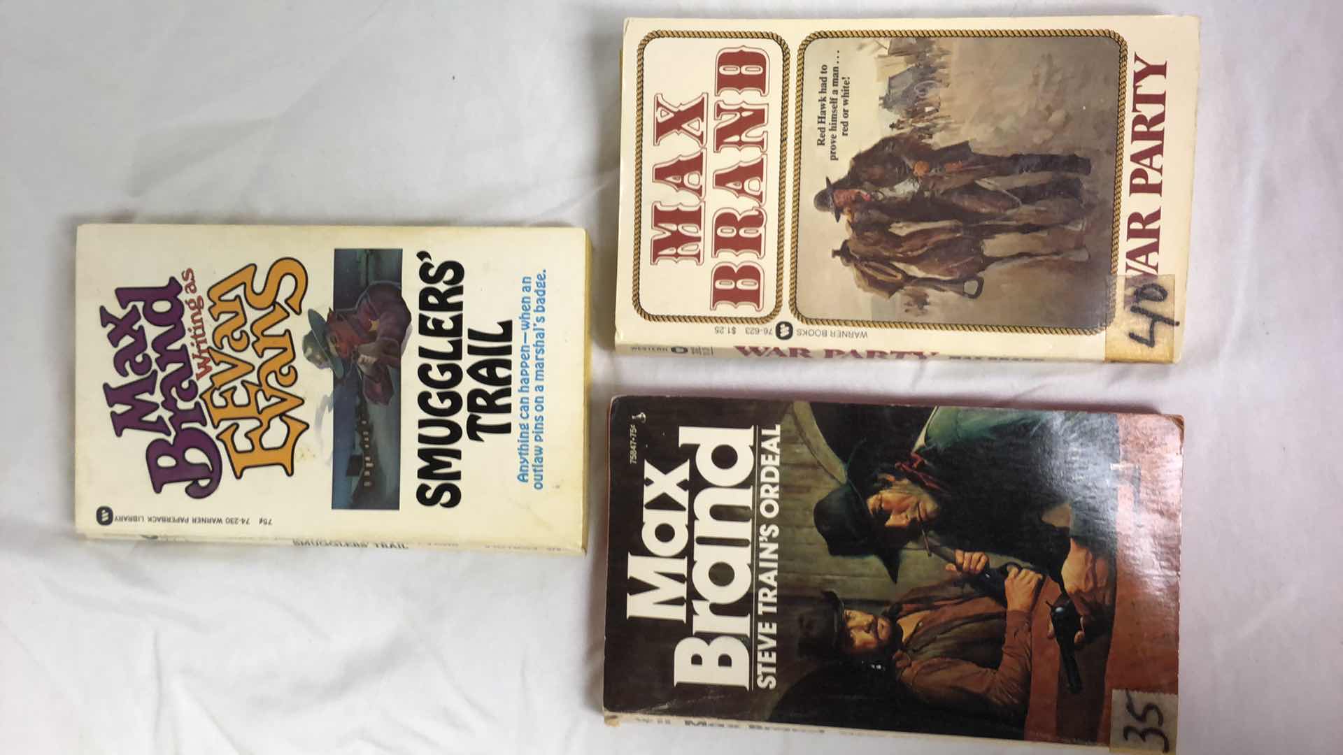 Photo 2 of ASSORTMENT OF MAX BRAND SHORT NOVELS (6)