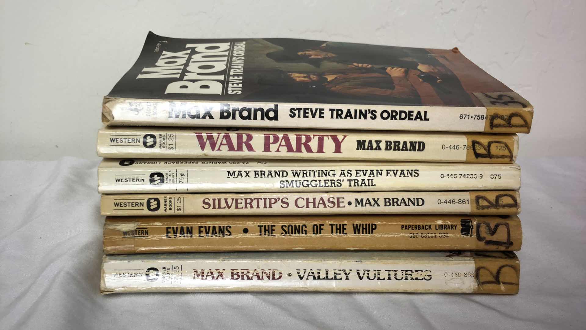 Photo 1 of ASSORTMENT OF MAX BRAND SHORT NOVELS (6)