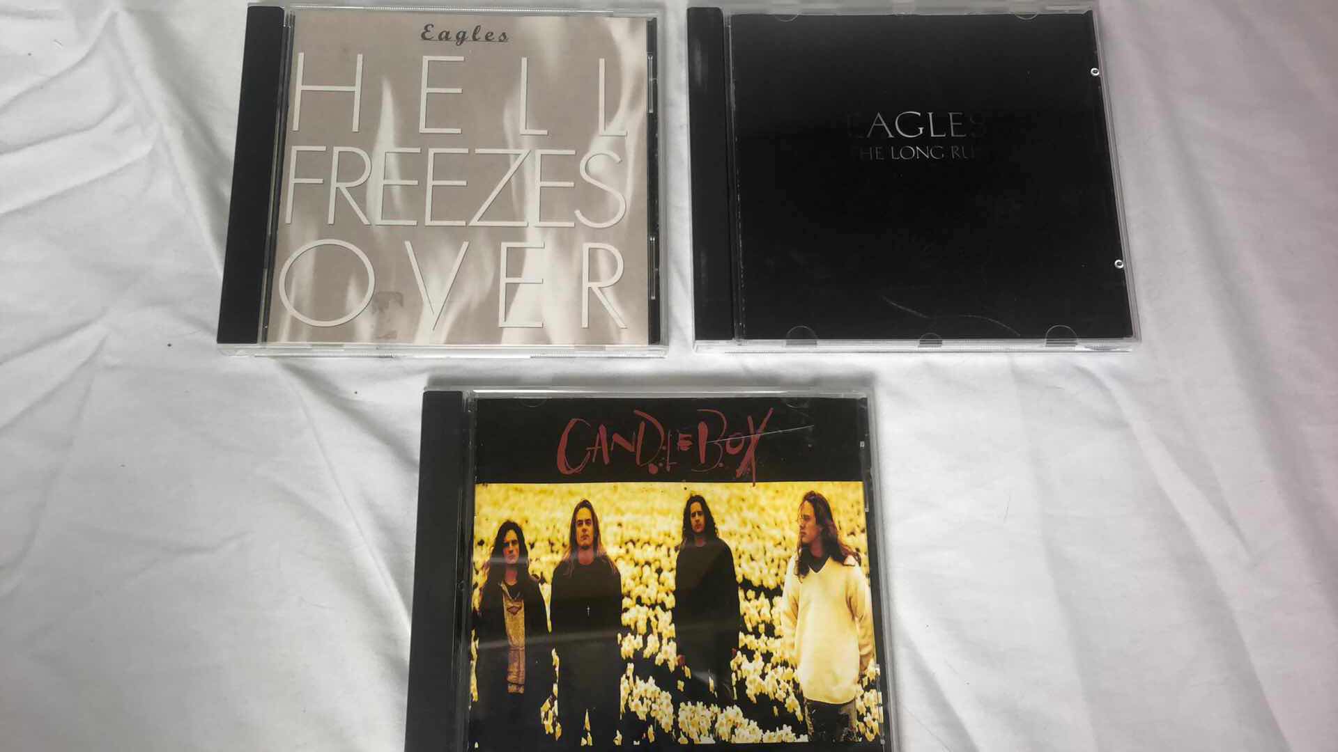 Photo 2 of ASSORTED ROCK ALBUM CDS EAGLES, ZZ TOP, CANDLEBOX (6)