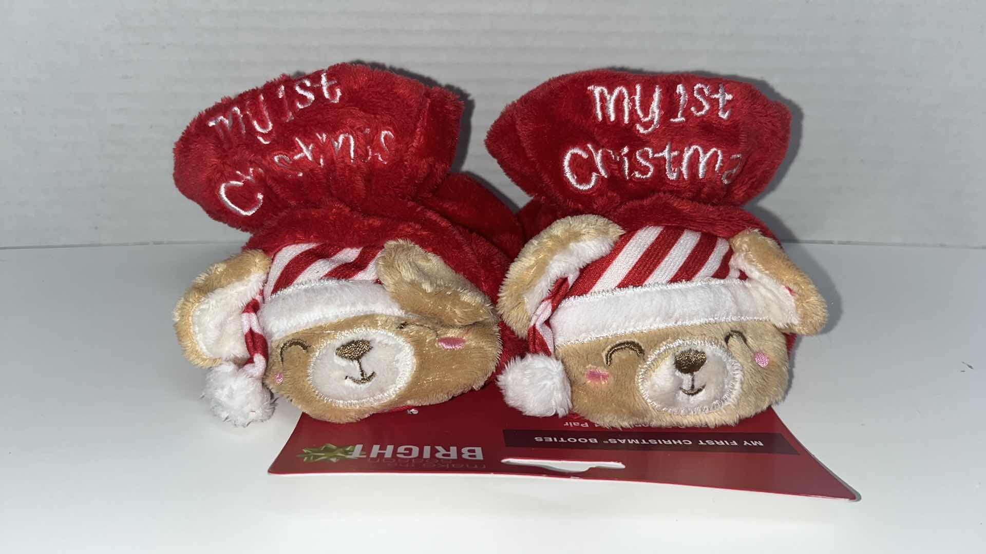 Photo 2 of NEW MAKE THE SEASON BRIGHT “MY FIRST CHRISTMAS BOOTIES” (4)