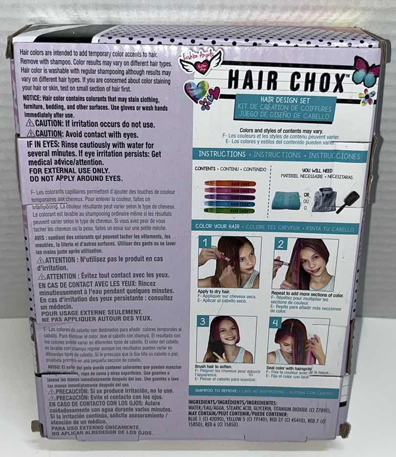 Photo 3 of NEW FASHION ANGELS HAIR CHOX DESIGN SET & PROFUSION COSMETICS MERRY MOMENTS 44 PC MAKEUP KIT (2)i on