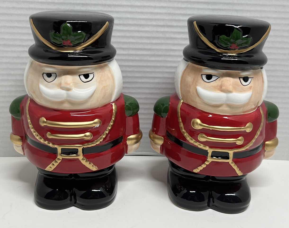 Photo 1 of NEW HAPPY HOLIDAYS CERAMIC 7” NUTCRACKER (2)