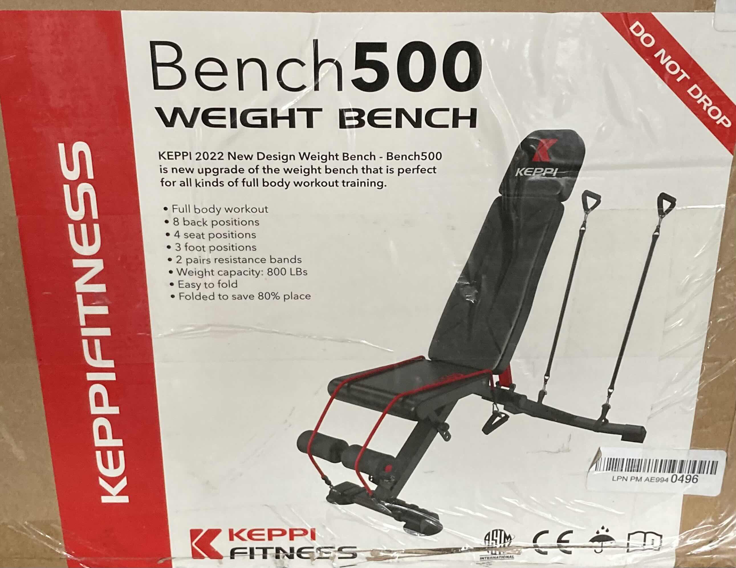 Photo 1 of KEPPI FITNESS WEIGHT BENCH MODEL BENCH500