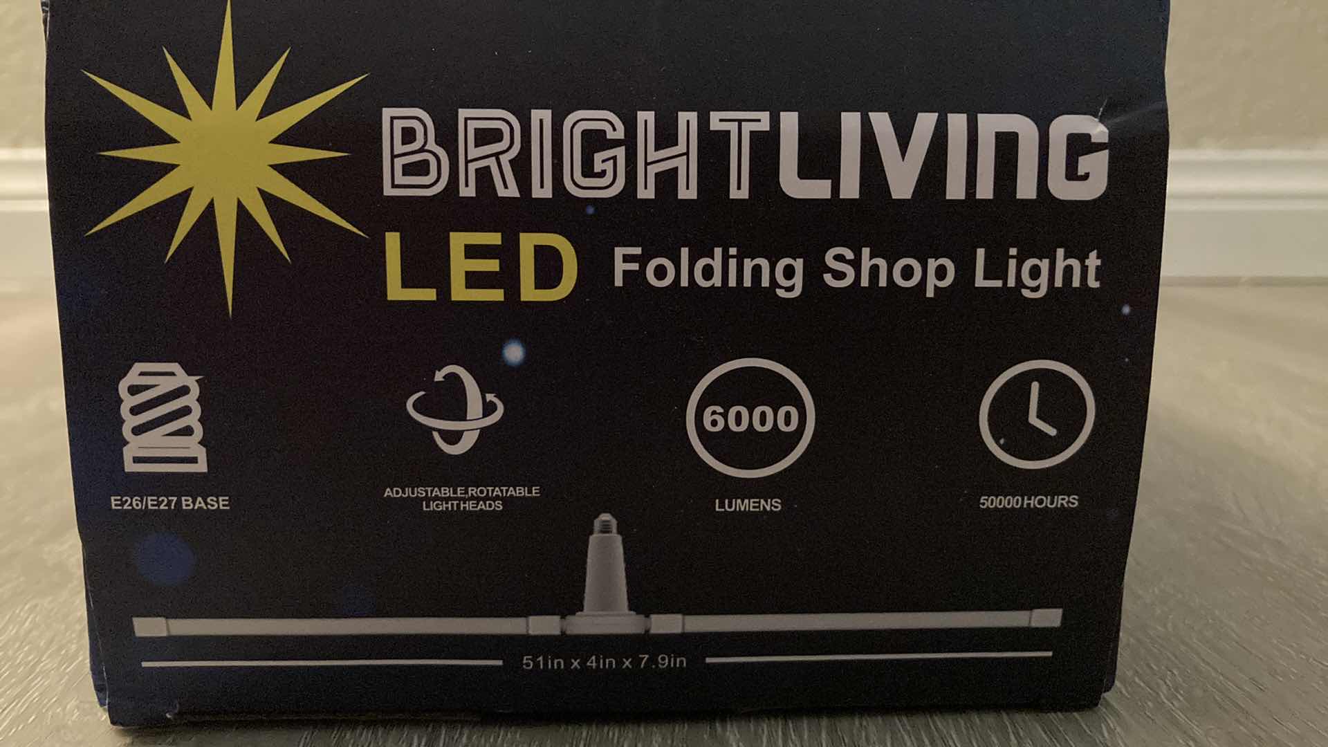 Photo 5 of NEW BRIGHT LIVING LED FOLDING SHOP LIGHT