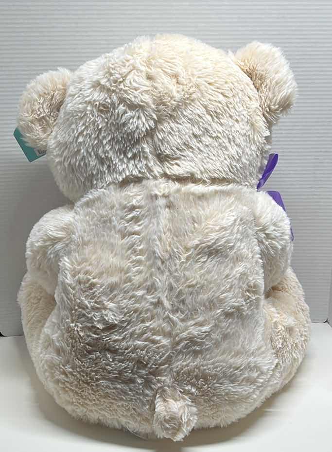 Photo 3 of NEW HUG ME 22” JUMBO BEAR W SHAG HEART (1)