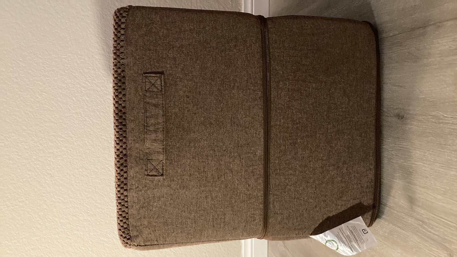 Photo 4 of OEKO TEX BROWN POLYESTER FABRIC & FOAM PET STAIRS 15” X 24” H18”