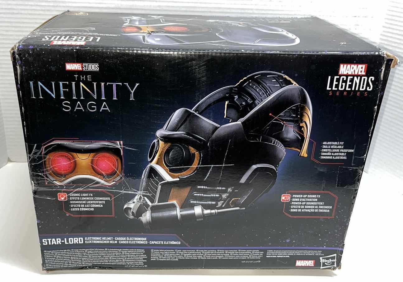 Photo 3 of HASBRO MARVEL LEGENDS SERIES THE INFINITY SAGA STAR-LORD ELECTRIC HELMET