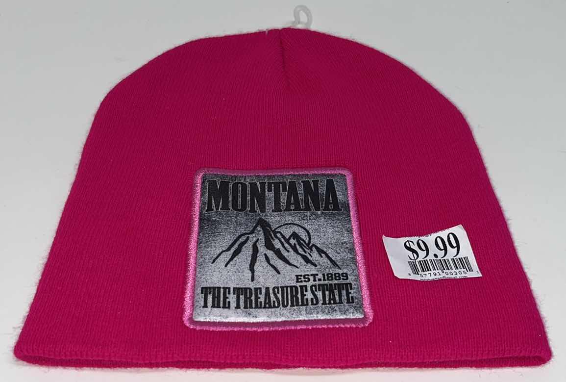 Photo 2 of NEW 2-MONTANA BEANIES PINK/GREY & 2-GRIPPER GLOVES