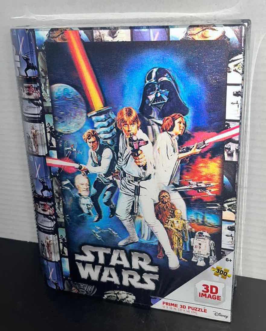 Photo 1 of NEW PRIME 3D STAR WARS PRIME 3D PUZZLE IN METAL TIN STORAGE, 300 PCS 12” X 18”