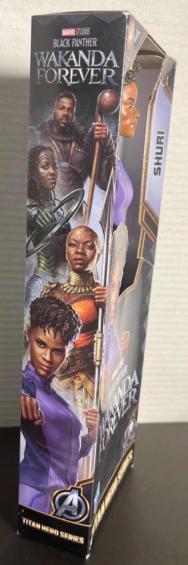 Photo 2 of NEW HASBRO MARVEL STUDIOS BLACK PANTHER WAKANDA FOREVER, 11” TITAN HERO SERIES “SHURI”