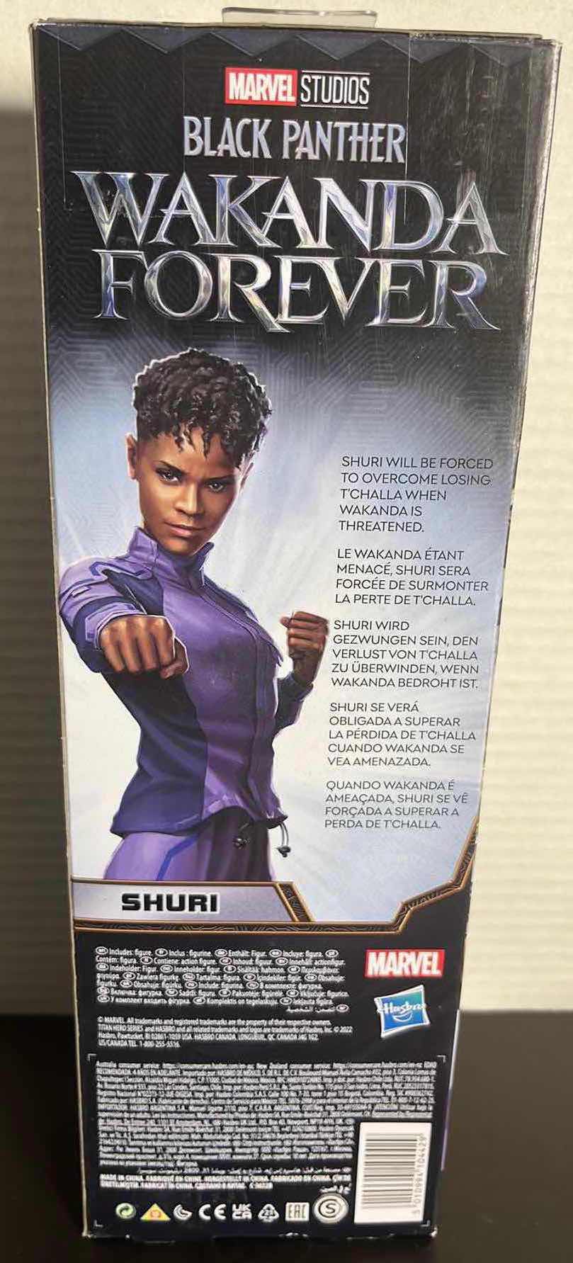 Photo 3 of NEW HASBRO MARVEL STUDIOS BLACK PANTHER WAKANDA FOREVER, 11” TITAN HERO SERIES “SHURI”