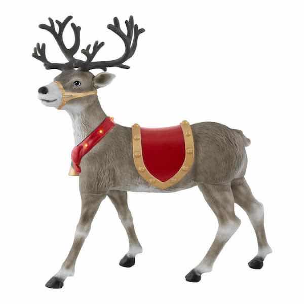 Photo 2 of $130 HOME ACCENTS HOLIDAY 4.5 ft MULTI-COLOR LED STANDING REINDEER MODEL 1009 537 620