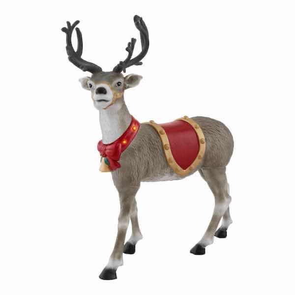 Photo 1 of $130 HOME ACCENTS HOLIDAY 4.5 ft MULTI-COLOR LED STANDING REINDEER MODEL 1009 537 620