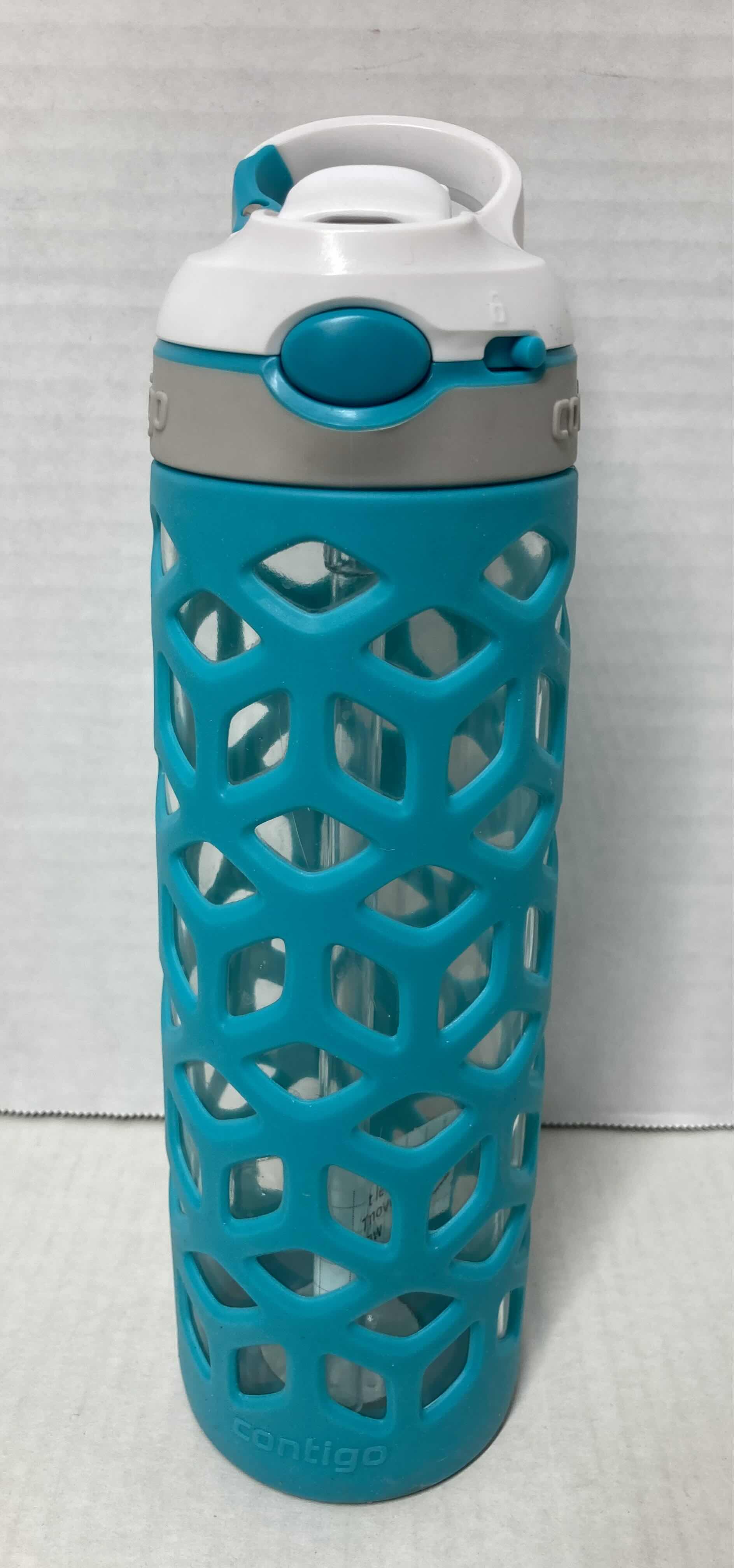 Photo 2 of NEW CONTIGO 20OZ AUTOSPOUT STRAW ASHLAND GLASS SCUBA WATER & BEVERAGE BOTTLE