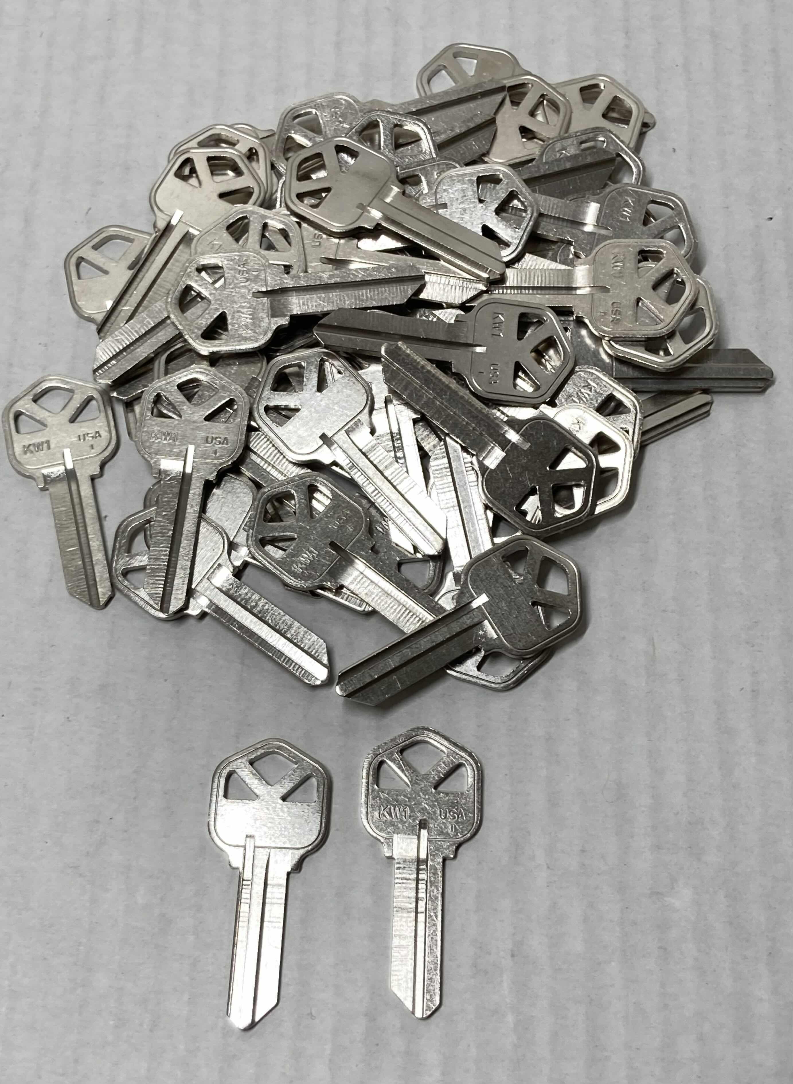 Photo 2 of NEW KW1 BLANK KEYS (50)