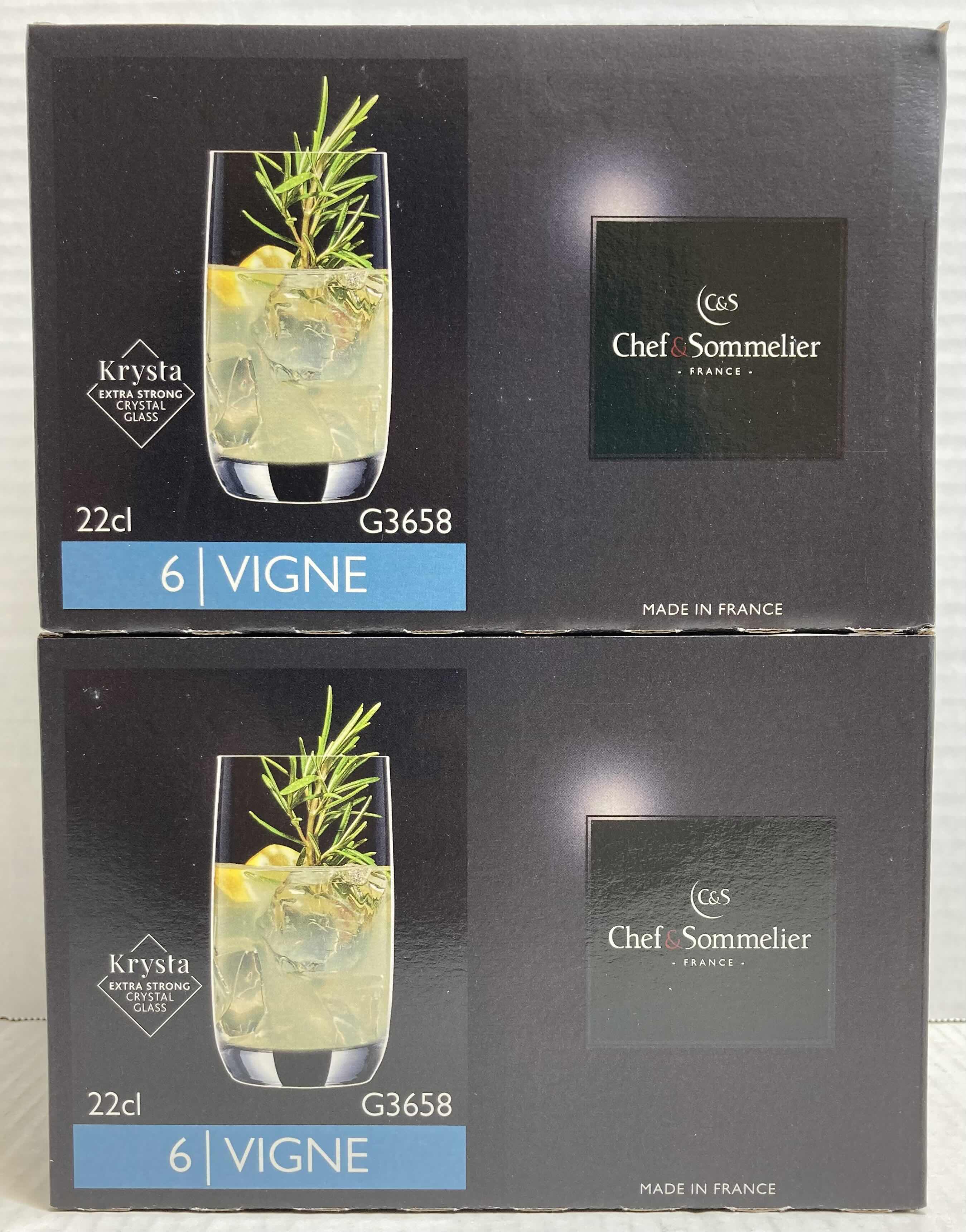 Photo 3 of NEW CHEF & SOMMELIER 7.75OZ CABERNET HIGHBALL CRYSTAL BEVERAGE GLASSES 12PACK MODEL G3658 RESTAURANT GRADE