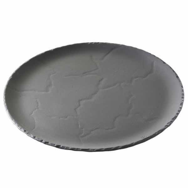 Photo 1 of NEW REVOL HANDMADE BASALT MATTE SLATE 10.5" CERAMIC DINNER PLATES BA1028 4PACK