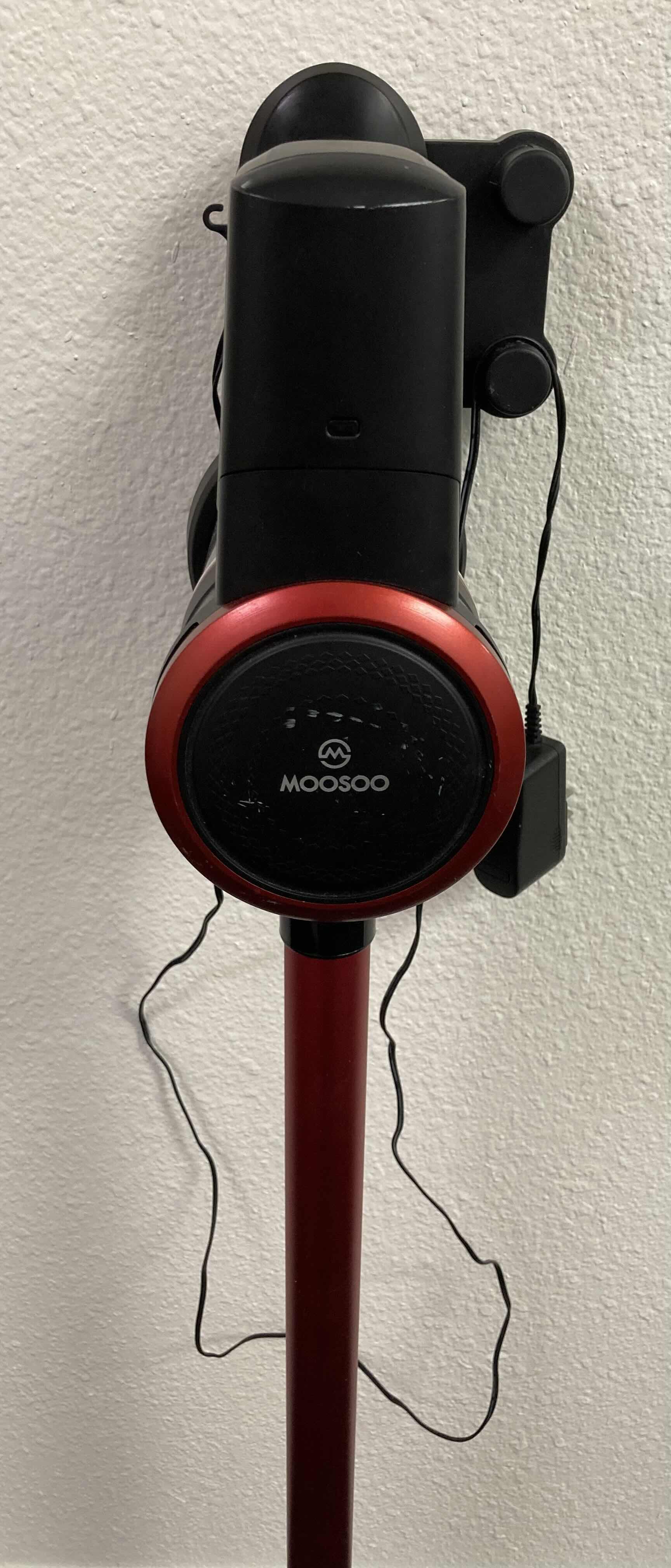 Photo 3 of MOOSOO ULTRA-QUIET CORDLESS VACUUM CLEANER W ATTACHMENTS (10) & WALL MOUNTED CHARGER MODEL K17