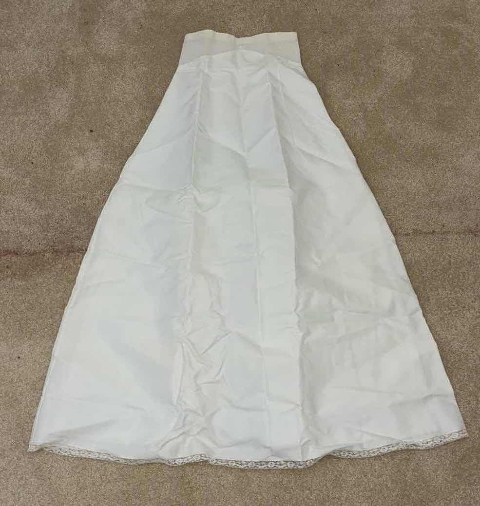 Photo 10 of VINTAGE (1975) CUSTOM WEDDING DRESS, SLIP, VEIL & WARDROBE BAG