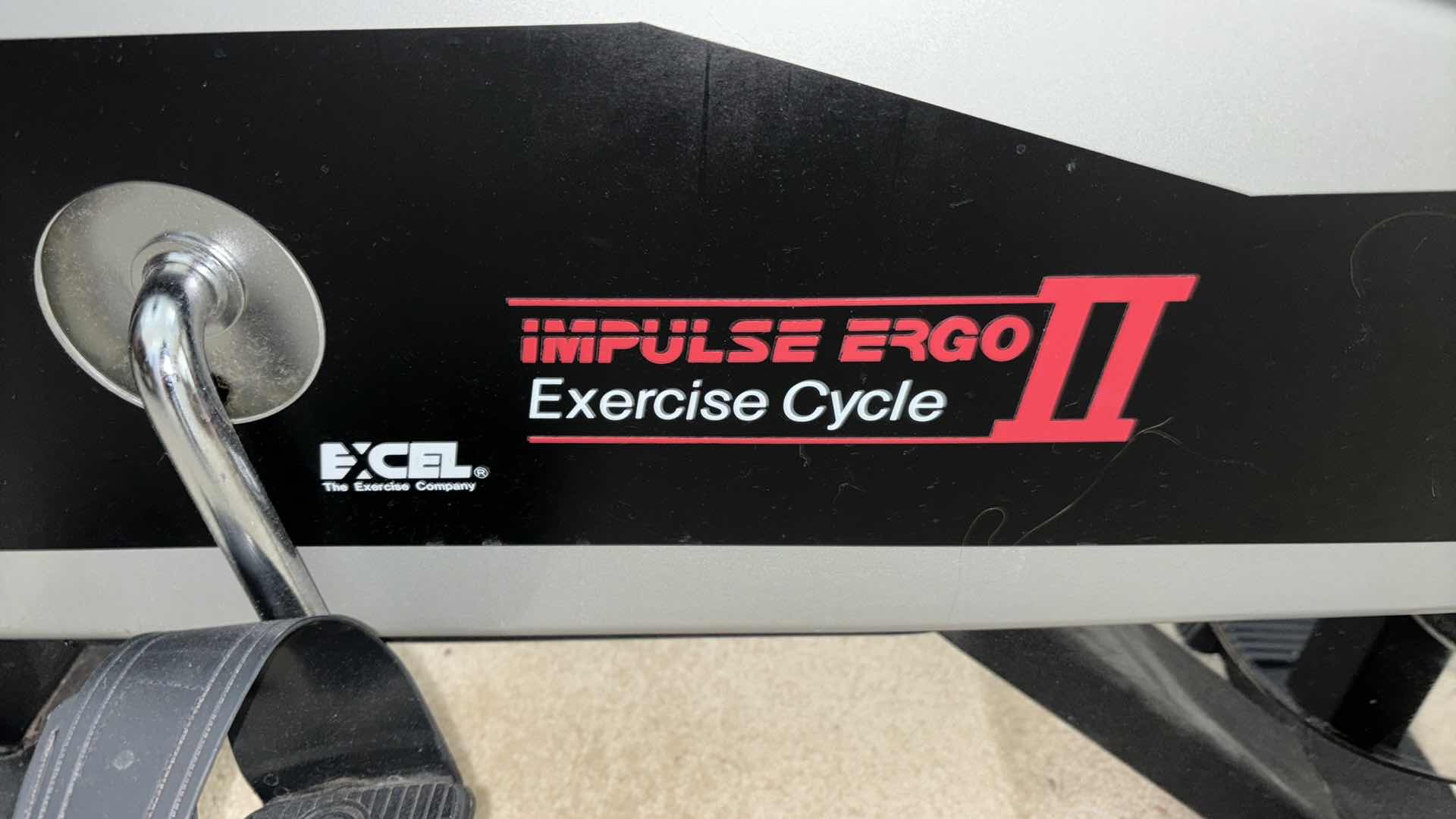 Photo 4 of EXCEL IMPULSE ERGO II EXERCISE CYCLE