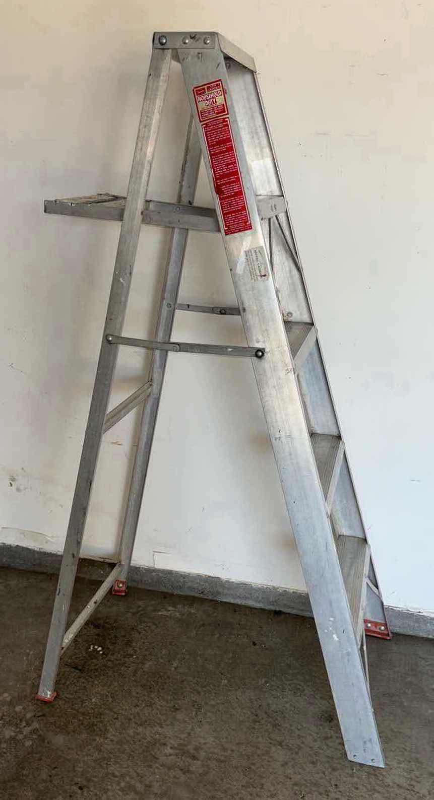 Photo 1 of SEARS HOUSEHOLD DUTY ALUMINUM STEP LADDER (200 LB CAPACITY) 57”