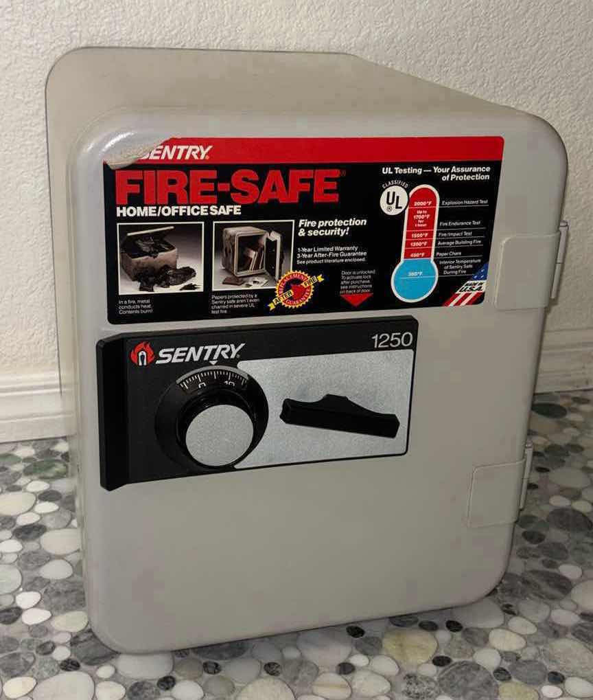 Photo 1 of SENTRY 1250 FIRE-SAFE HOME/OFFICE SAFE, RATING: CLASS 350 1HR