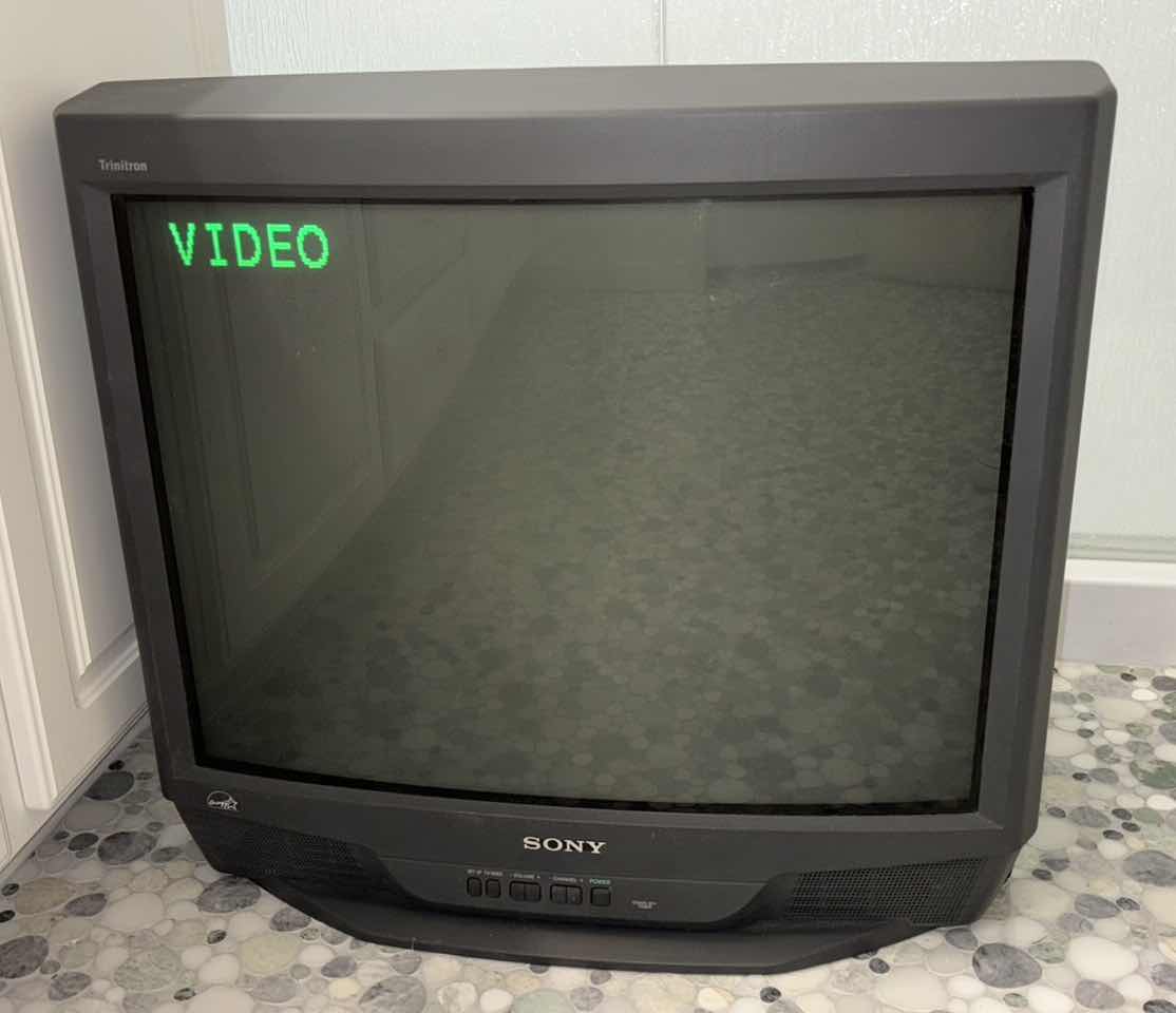 Photo 1 of SONY 27” TRINITRON COLOR MONITOR/RECEIVER TV (MODEL KV-27S42)