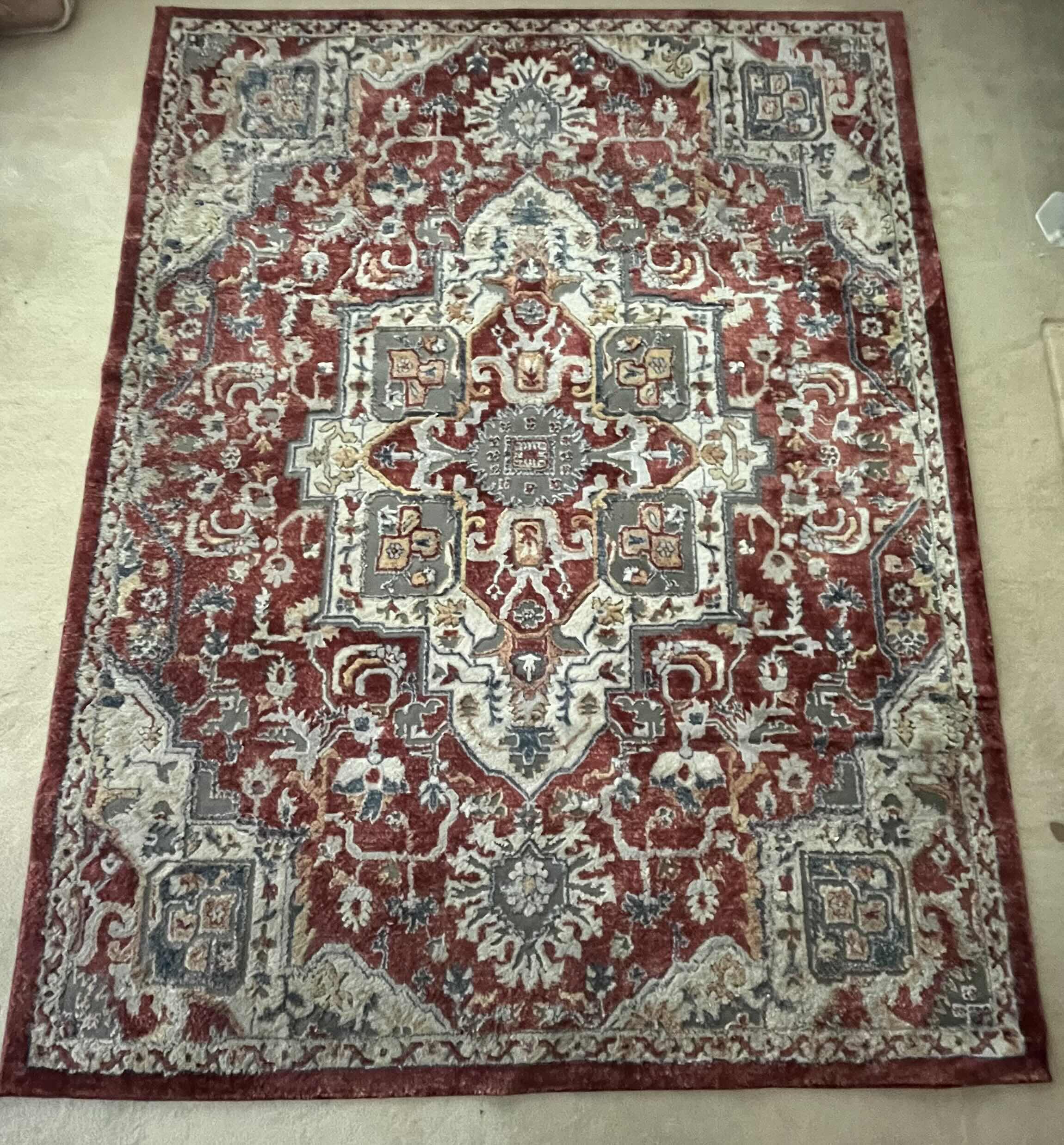 Photo 1 of HENLEY SEMPRE RED AREA RUG 94” X 120”