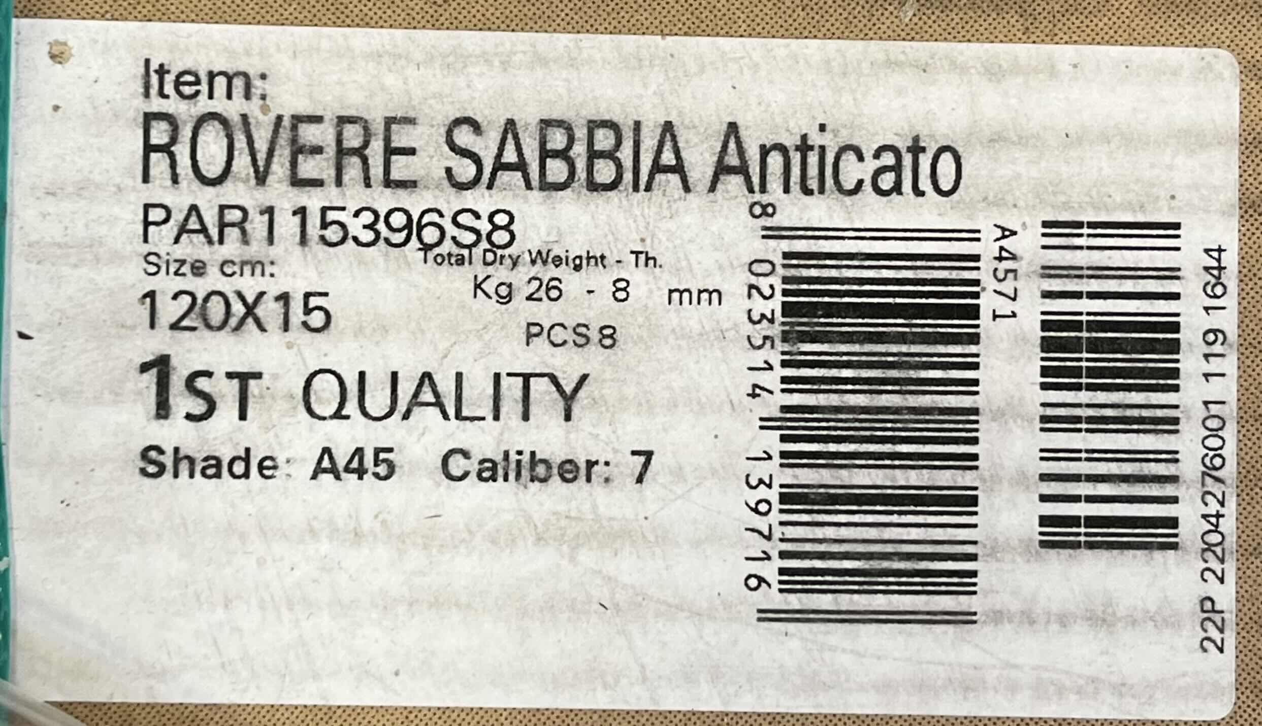 Photo 3 of ARIOSTEA FLOORING ROVERE SABBIA ANTICATO FINISH PORCELAIN PLANK TILE 5” X 47” (15.50SQFT PER CASE/17CASES APPROX 263.5SQFT TOTAL)