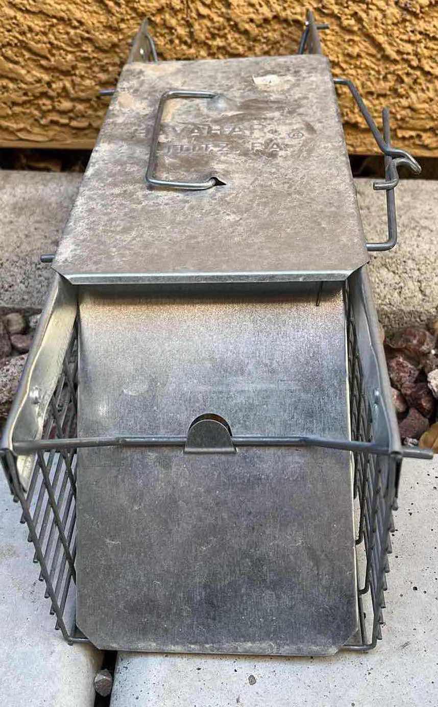 Photo 3 of HAVAHART METAL HUMANE RODENT TRAP 17” X 5.5” H5”