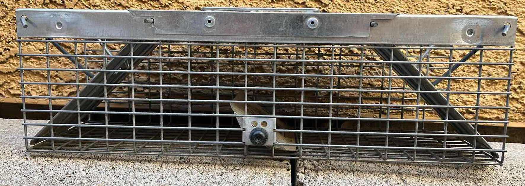 Photo 1 of HAVAHART METAL HUMANE RODENT TRAP 17” X 5.5” H5”