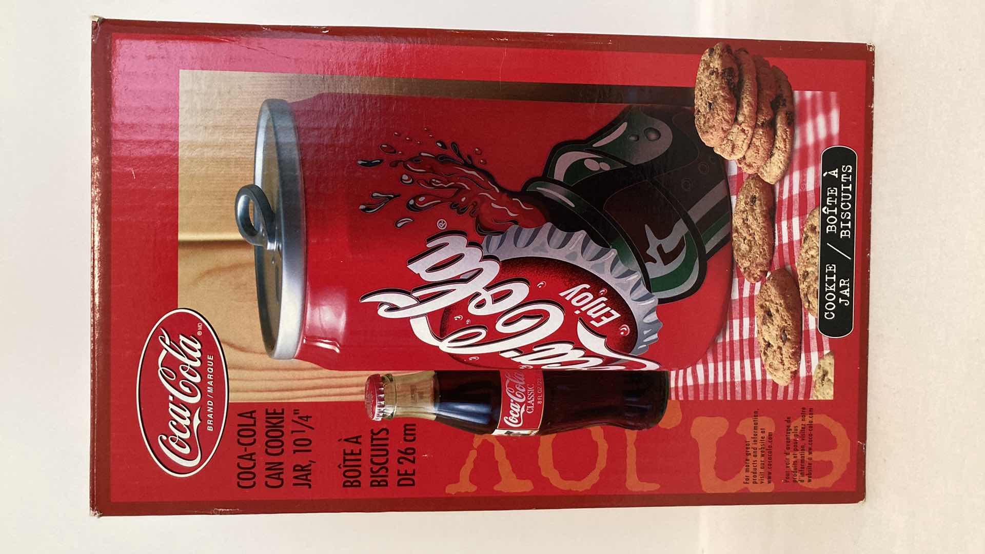 Photo 1 of COCA-COLA CAN COOKIE JAR H10.25”