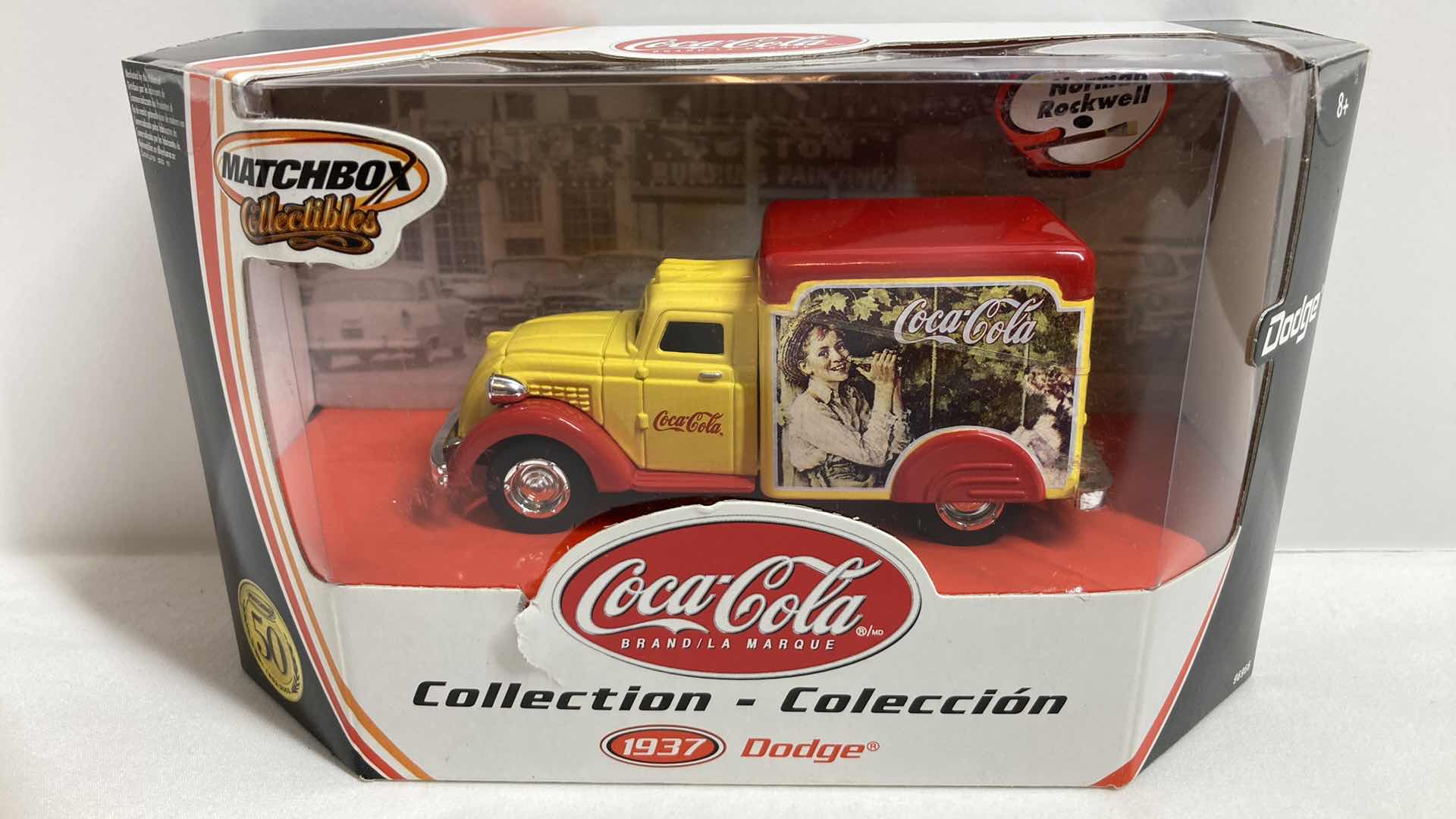 Photo 1 of MATCHBOX COLLECTIBLES COCA-COLA 1937 DODGE NORMAN ROCKWELL TRUCK