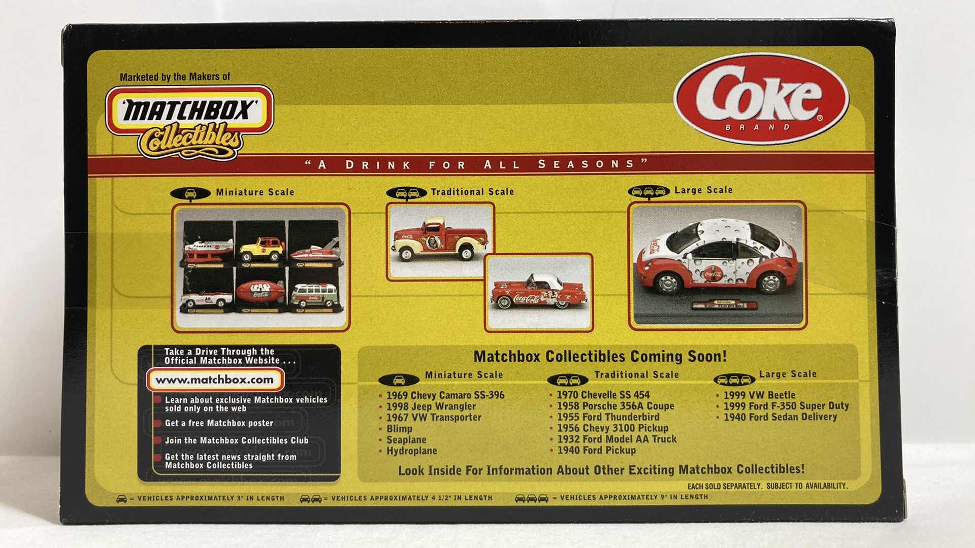 Photo 4 of MATCHBOX COLLECTIBLES COCA-COLA 1956 CHEVY 3100 PICKUP TRUCK