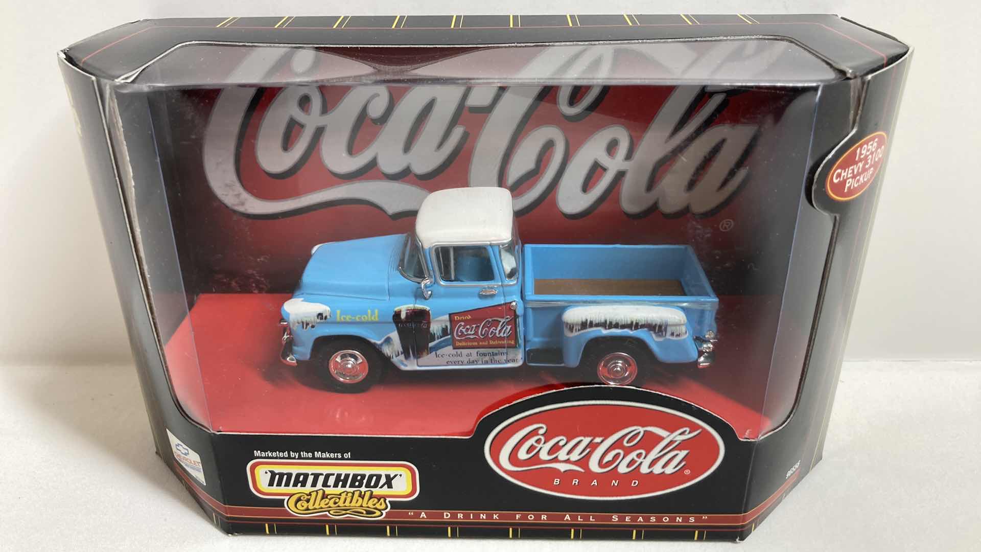 Photo 1 of MATCHBOX COLLECTIBLES COCA-COLA 1956 CHEVY 3100 PICKUP TRUCK