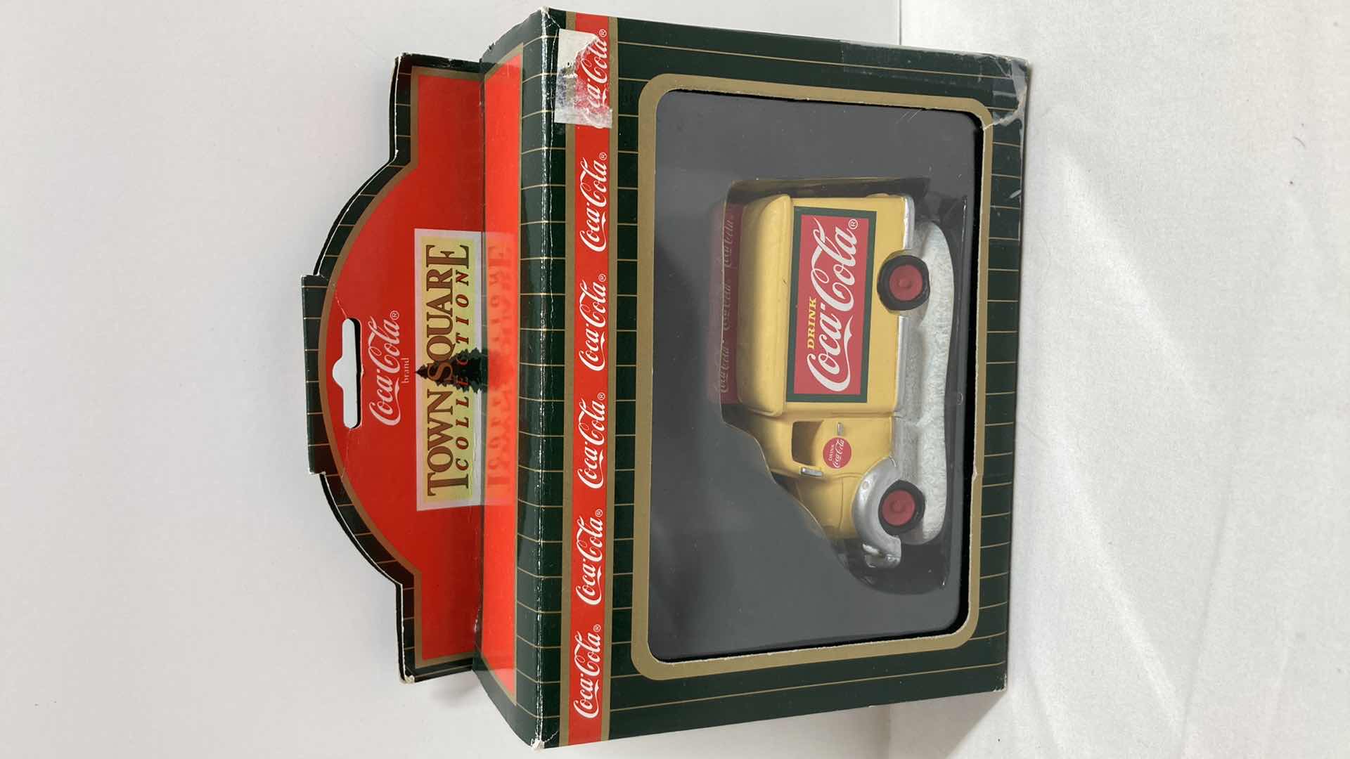 Photo 1 of COCA-COLA TOWN SQUARE COLLECTION YELLOW DELIVERY TRUCK