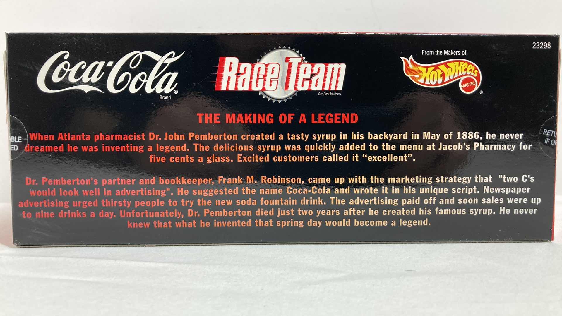 Photo 4 of HOT WHEELS COCA-COLA SPECIAL EDITION RACE TEAM