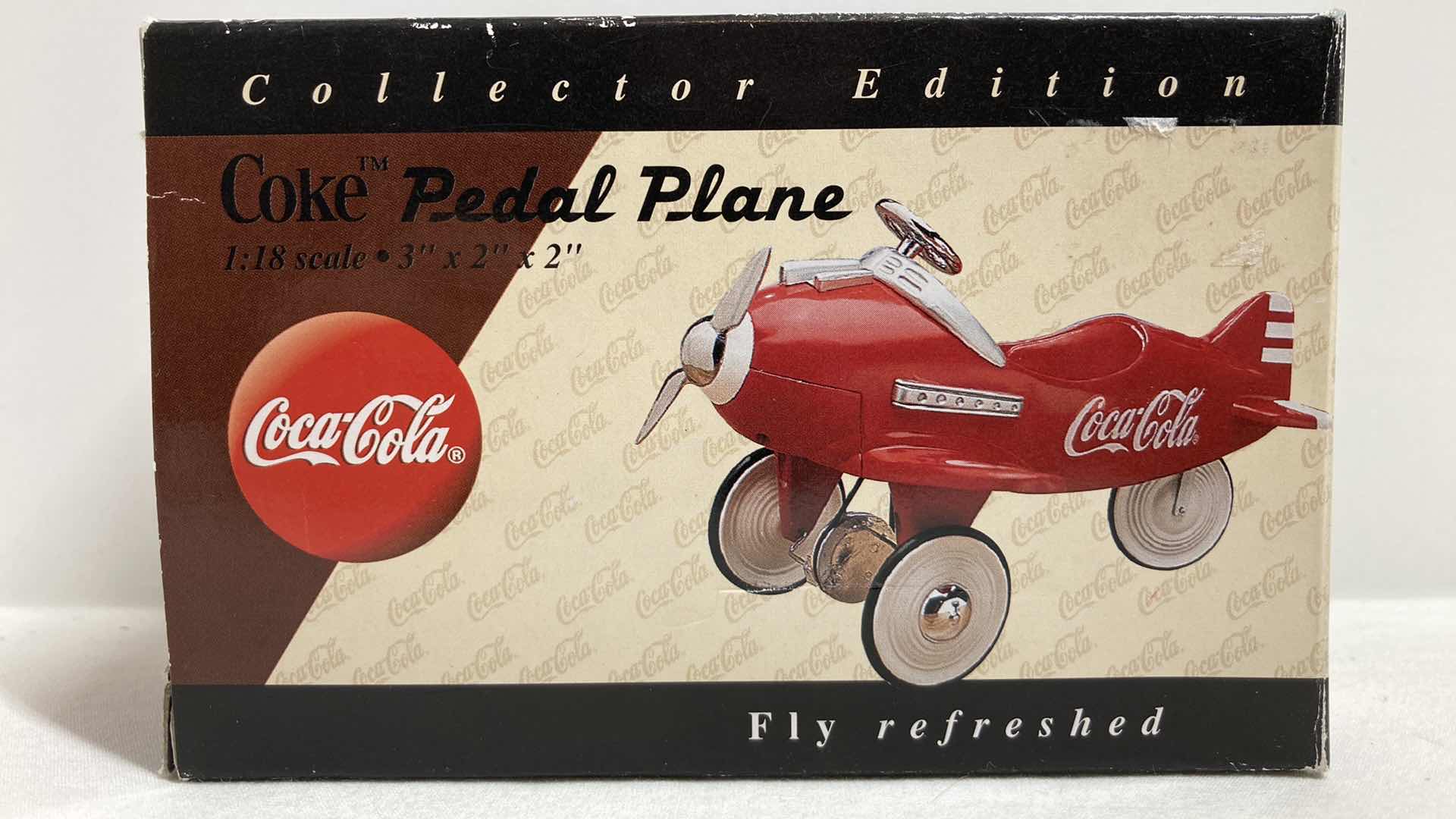 Photo 1 of COCA-COLA COKE PEDAL PLANE 1/18 SCALE