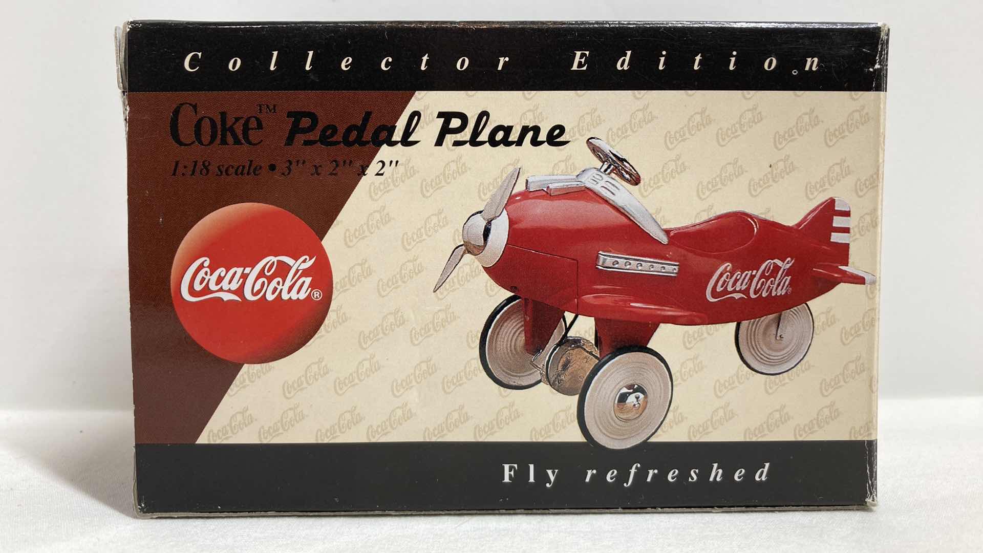 Photo 3 of COCA-COLA COKE PEDAL PLANE 1/18 SCALE