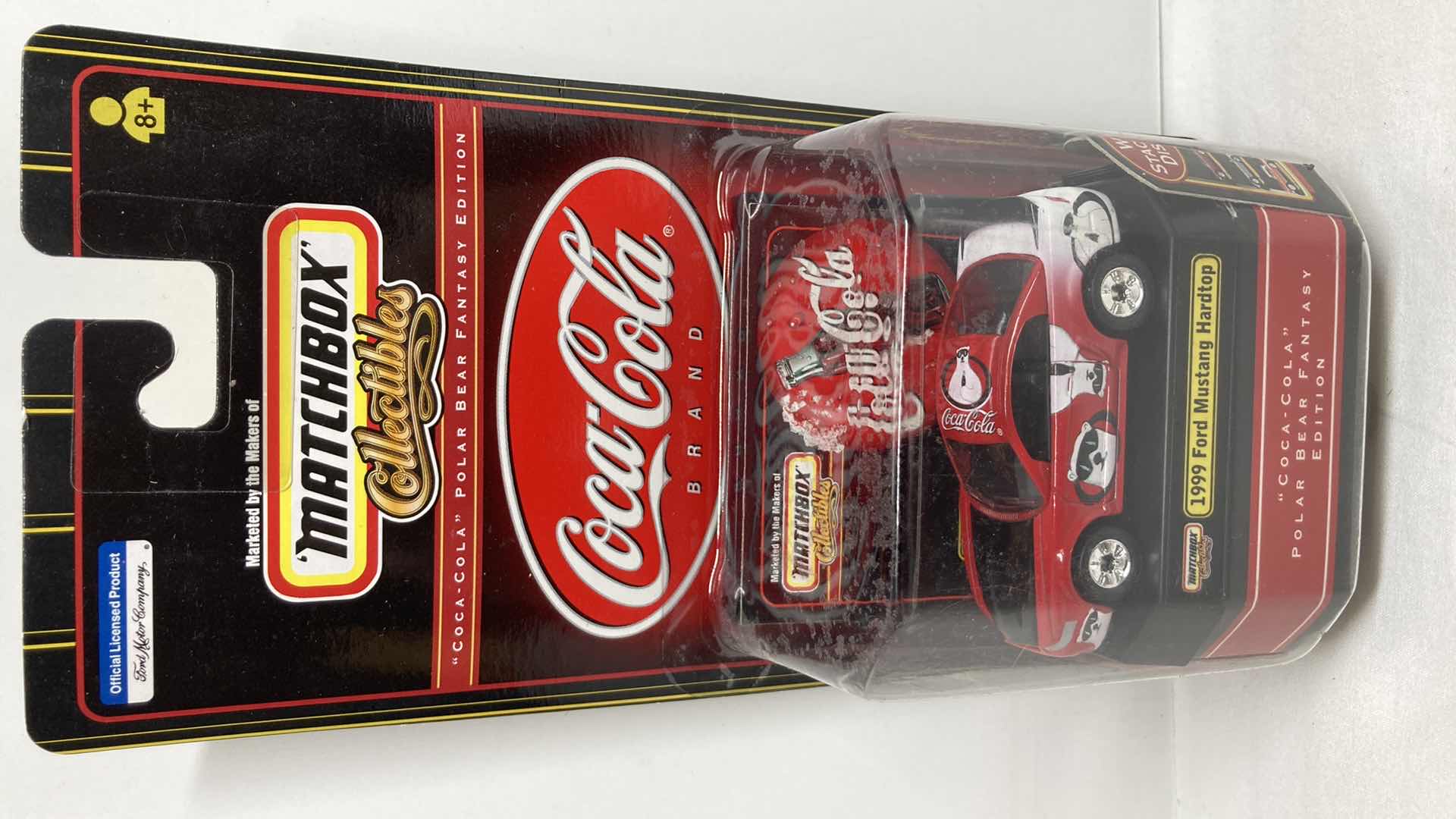 Photo 1 of MATCHBOX COLLECTIBLES COCA-COLA 1999 FORD MUSTANG HARDTOP CAR