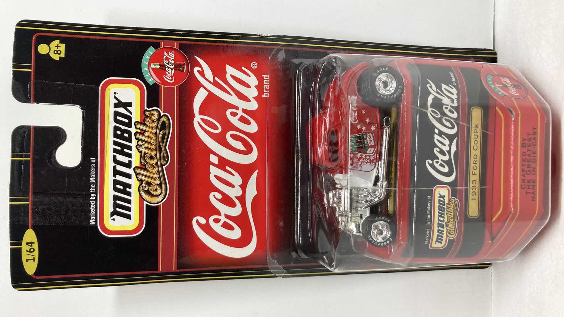 Photo 1 of MATCHBOX COLLECTIBLES COCA-COLA 1933 FORD COUPE CAR