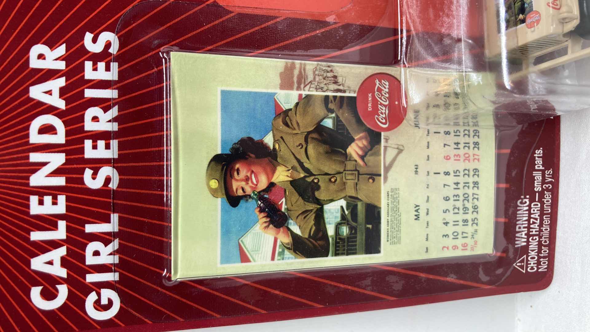 Photo 5 of JOHNNY LIGHTNING COCA-COLA CALENDAR GIRL SERIES MILITARY WILLYS JEEP
