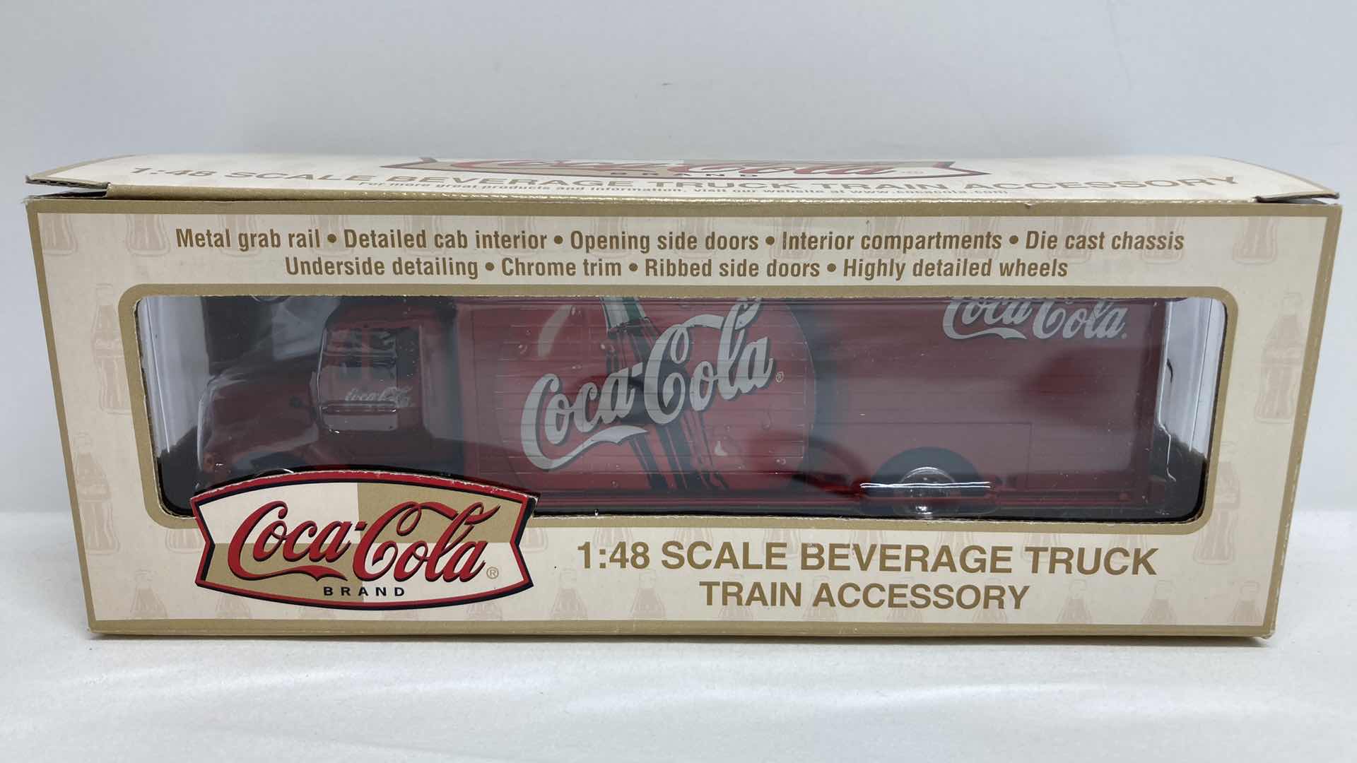 Photo 1 of COCA-COLA BEVERAGE TRUCK TRAIN ACCESSORY 1/48