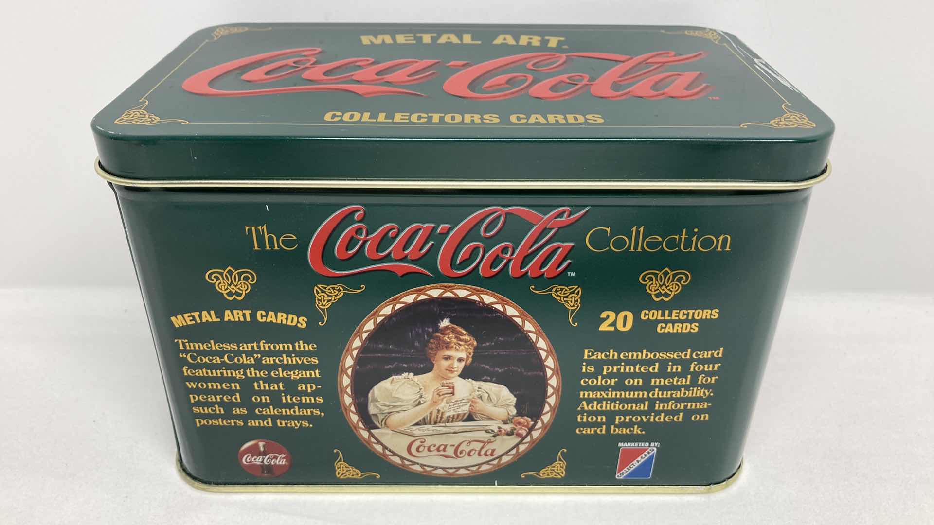 Photo 1 of COCA-COLA METAL ART COLLECTOR CARDS W COA