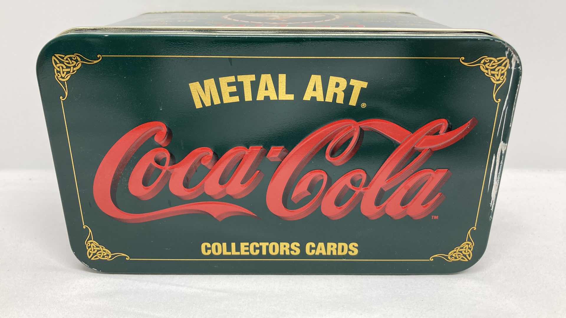 Photo 2 of COCA-COLA METAL ART COLLECTOR CARDS W COA