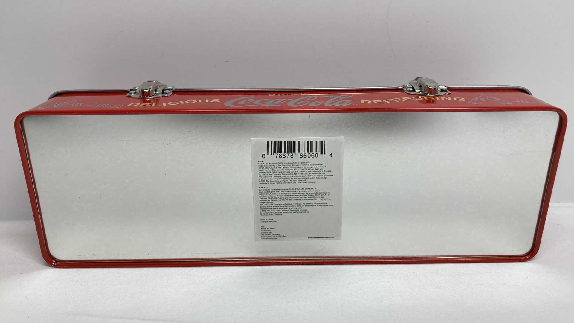 Photo 6 of COCA-COLA VINTAGE STYLE TOOL BOX 11.5” X 3.5” H2.5”