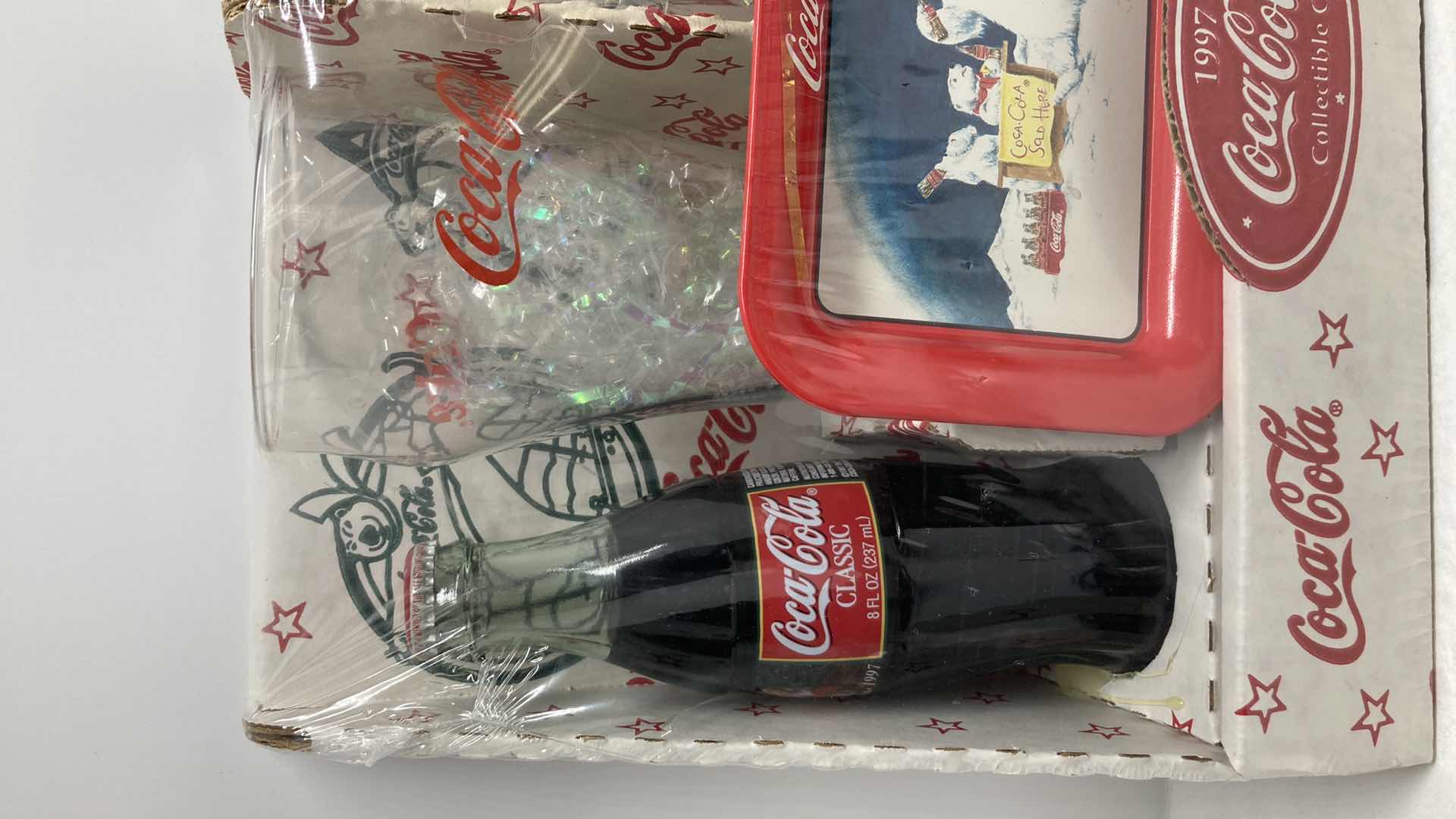 Photo 2 of COCA-COLA COLLECTIBLE GIFT GLASS & BOTTLE SET