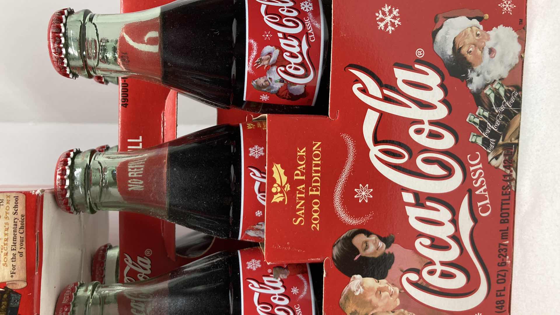 Photo 6 of COCA-COLA SPECIAL EDITION 6 PACK SEALED GLASS BOTTLES & CASES (5)