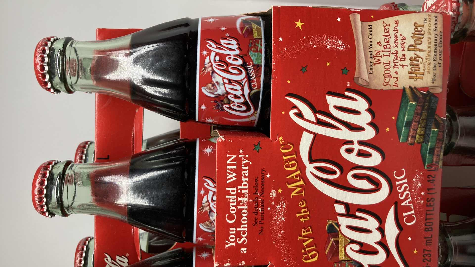 Photo 3 of COCA-COLA SPECIAL EDITION 6 PACK SEALED GLASS BOTTLES & CASES (5)